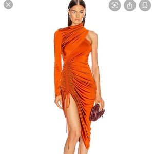 MONSE asymmetrical drawstring dress